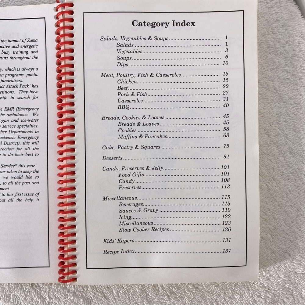5/$35 Vintage 1999 Firehouse Favourites Zama Fire & Rescue Cookbook - Picture 6 of 14